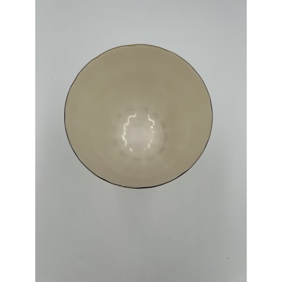 Vintage Amber stemmed goblet wine glass Hand Blown Style gold rimmed  elegance. - Picture 2 of 5